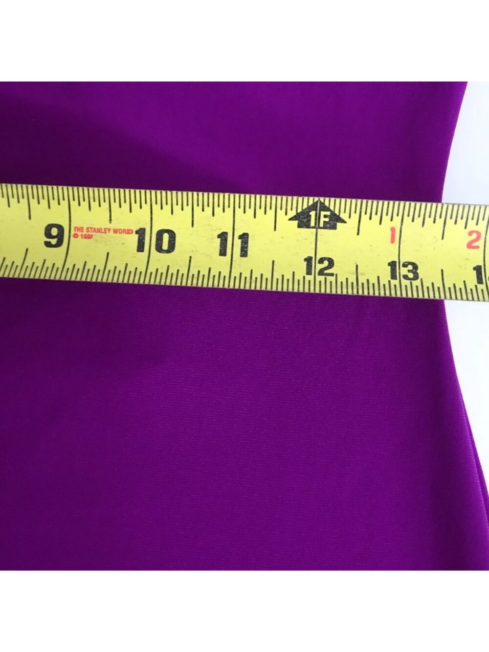 Symphony Sleeveless Purple Bodycon Sheath Dress Women Size L Laser Cut Back Y2K - Picture 8 of 9